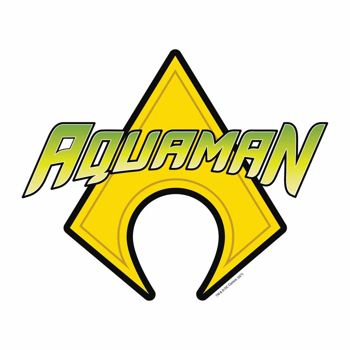 Kismet Decals Aquaman Logo Licensed Justice League Wall Sticker Easy DIY |  eBay