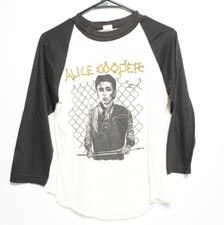 Vintage 1980 Alice Cooper North American Tour Graphic T-Shirt Single Stitch Tee