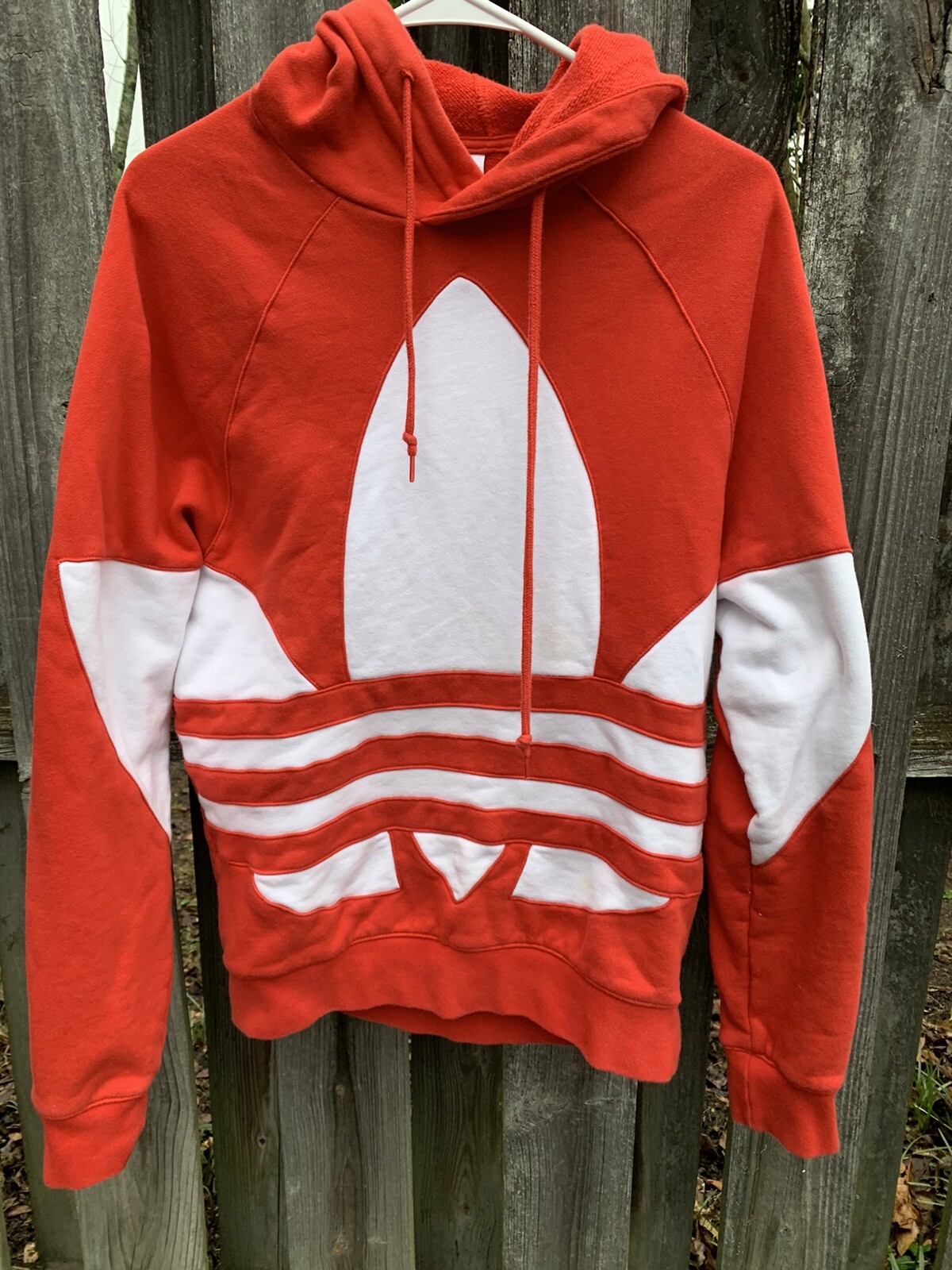 Adidas Sportswear Adidas Orange Trefoil Hoodie Adidas Originals