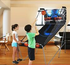 SHAQ Double Hoop Shot Basketball Arcade Conventional + Online App Game  Sportcraft Deluxe Premium 