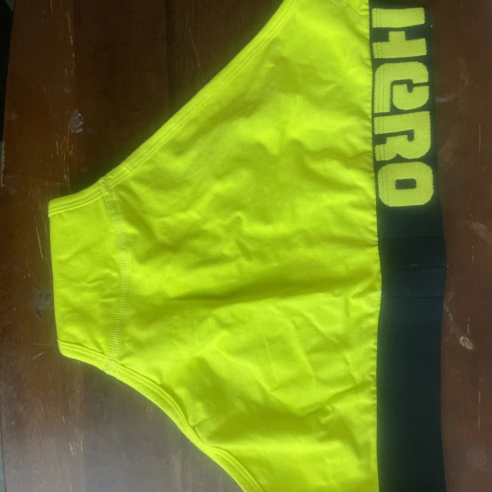 95% Algodón 5% Elástico Rosa Héroe Amarillo Hombre Ropa Interior/Breve/Bikini, Talla (XL) Foto 4 de 4