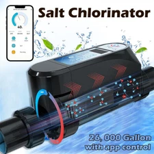 Salt Water Pool Chlorine Generator System Chlorinator for up to 26K gallon pools