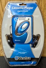Vextra New Cassette Player AM/FM Radio VX3125 with Headphones - Free Shipping