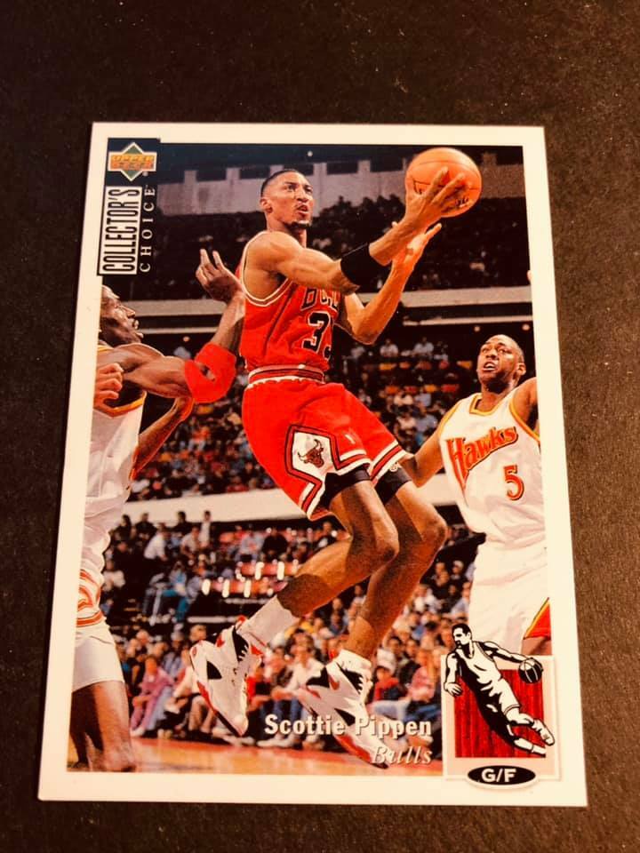 1995-96 UDCC French Scottie Pippen Bulls #33 | eBay