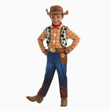 4-12Y Boys Cowboy Woody Cospaly Costume Anime Character Adventure Costume Hallwn