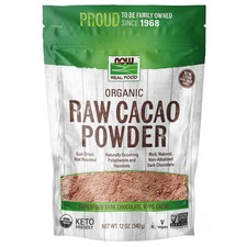 Poudre De Cacao Cru Bio 12 Oz Par Now Foods