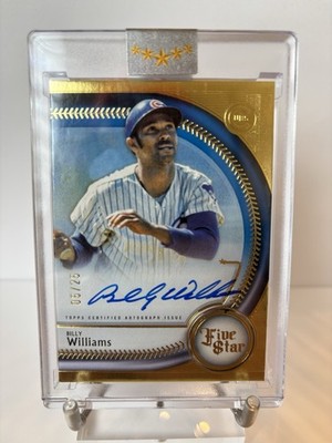 2025 Topps Five Star - Autographs Billy Williams #FSA-BW Blue /25 