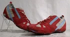 Diesel Red/Blue Suede Low Top Lace Up Women's Sneakers Size 7.5