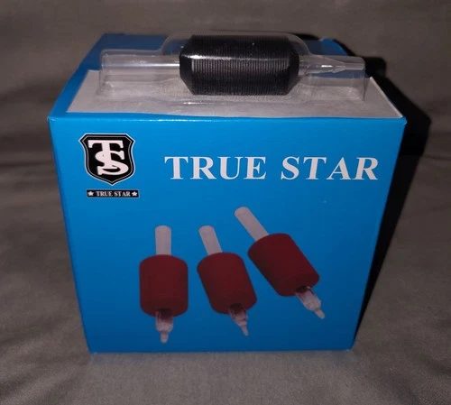 20 Pcs True Star Disposable Tattoo Tubes & Grips- 25mm/1" -9R - Exp: 03/2030 - product listing photo