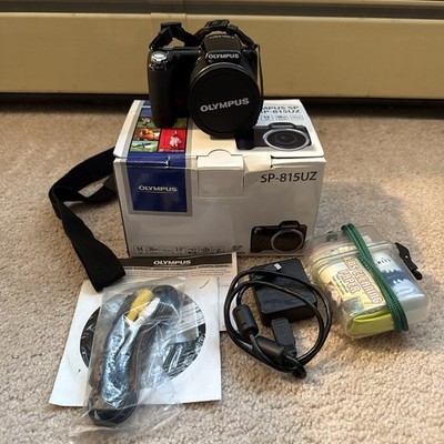 Olympus SP Series SP-815UZ 14.0MP Digital Camera - Black for sale