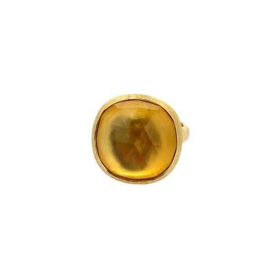 Marco Bicego Lunaria 18K Gold Lapis Ring AB565 LP Y Size 7.25 NEW