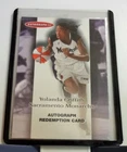 Yolanda Griffith WNBA Autograph Redemption Card 2000 Fleer Dominon Basketball