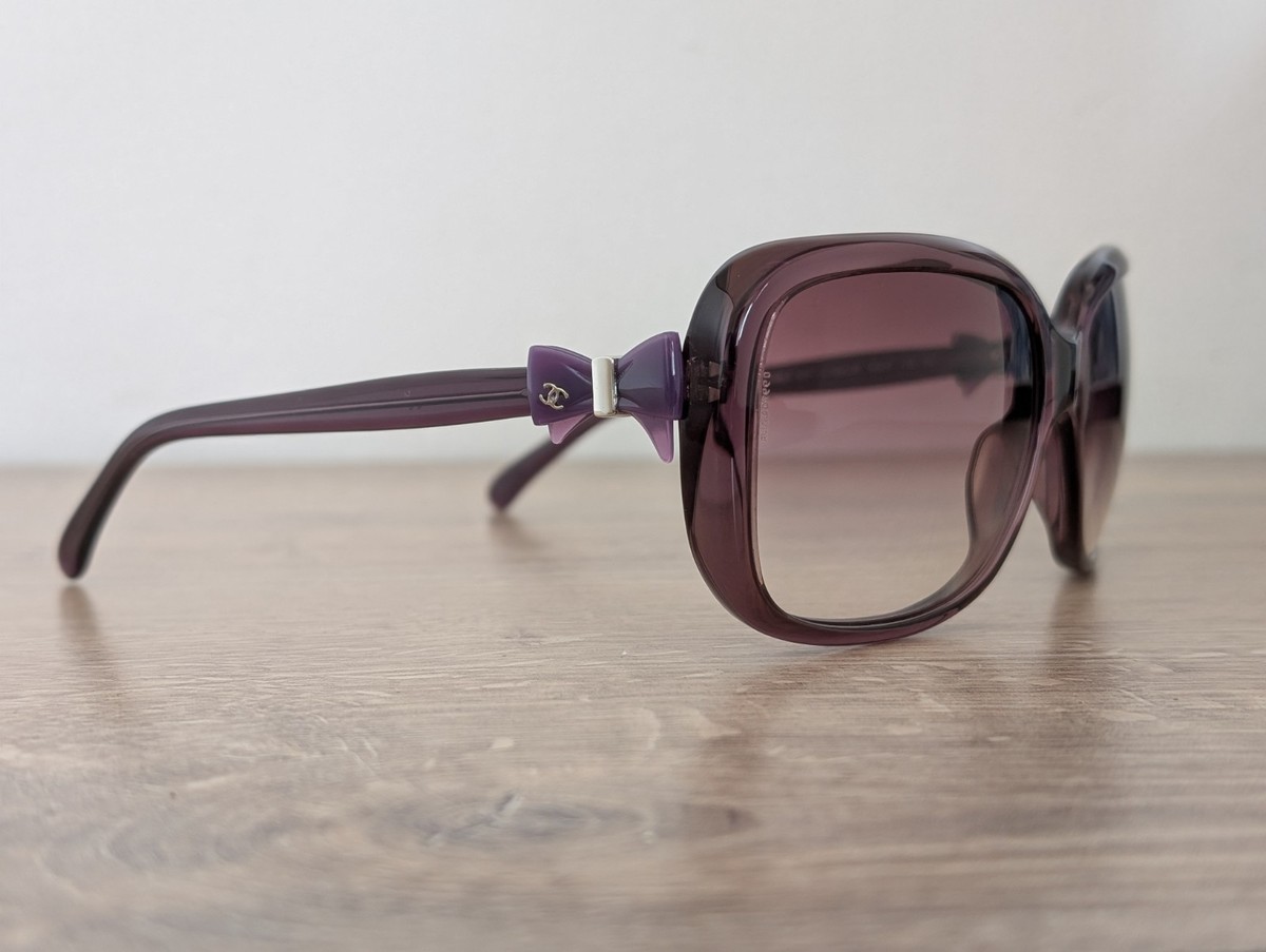 CHANEL 5171 Oversized Purple Gradient Sunglasses | eBay