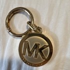 Michael Kors MK Logo Gold Tone Metal Keyring Keychain for Women — photo 3