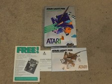 Atari 400/800 Light Pen CX75 Complete in Box w/AtariGraphics Cart Manual