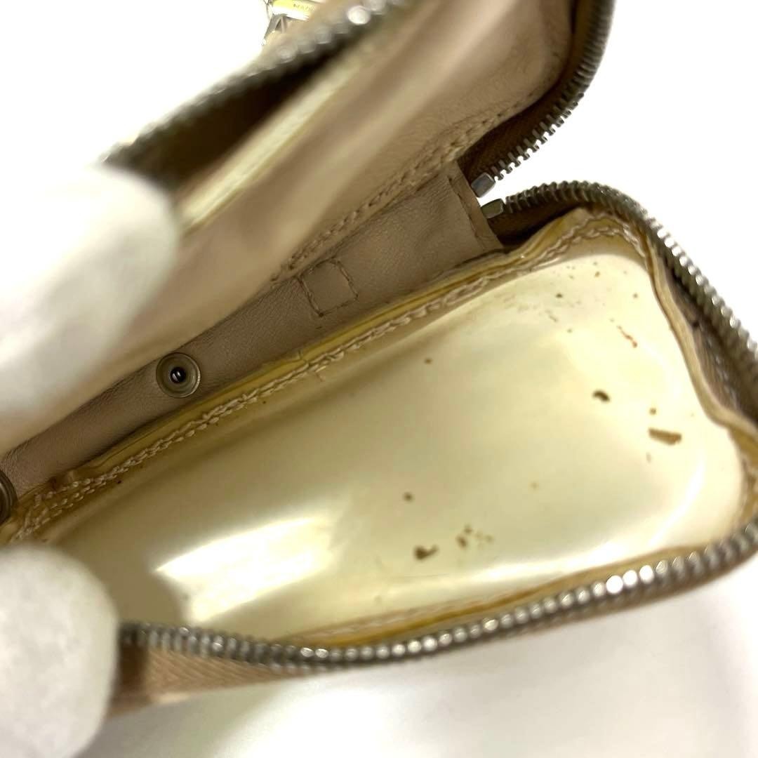 CHRISTIAN DIOR Romantic Trotter Light Beige Key Ring Pouch thumbnail 18