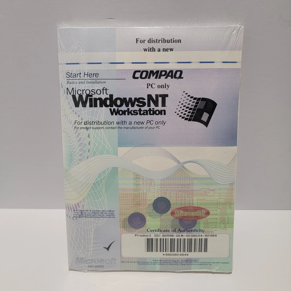 Microsoft Windows NT Operating Systems Software CDs - English