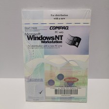 Microsoft Windows NT 4.0 Workstation Manual Only Sealed