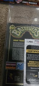 Battletoads NES Legacy Cartridge Limited 2000 Signed Ian James Corlett JSA 