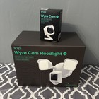 (2)-Wyze Cam Floodlight V2 & Cam V4 indoor/outdoor Wired 2K Night Vision SEALED