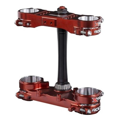 ピッケル XTRIG Brown Triple Clamps ROCS Pro Offset 21-23mm Kawasaki KX 450