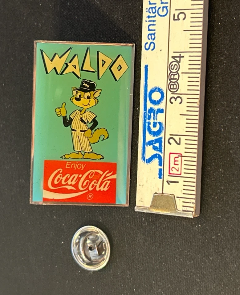 Coca Cola Chicago White Sox Waldo Anstecknadel - 1990er (?) - RARITÄT - Bild 1 von 4