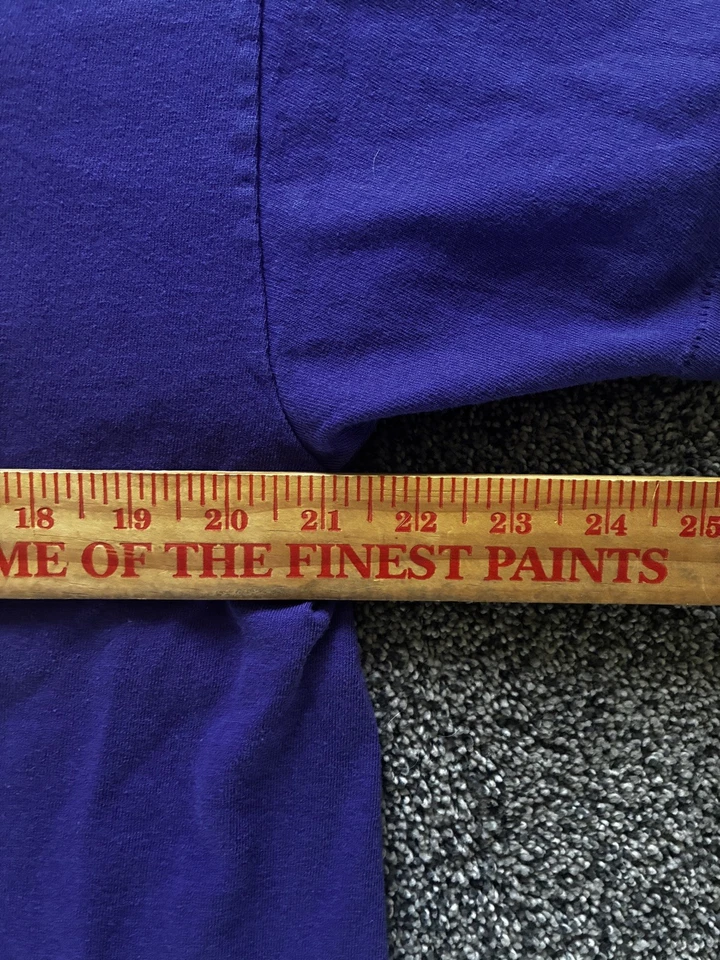 Vintage 90's Phoenix Suns T Shirt Logo 7 Men's Size XL Purple And Orange NBA - Image 2 of 4