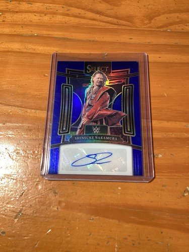 2024 Panini Select WWE Shinsuke Nakumura Autograph Card Blue #/49