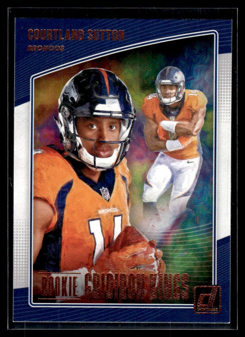 2018 Donruss Rookie Gridiron Kings Courtland Sutton Denver Broncos #RGK-12