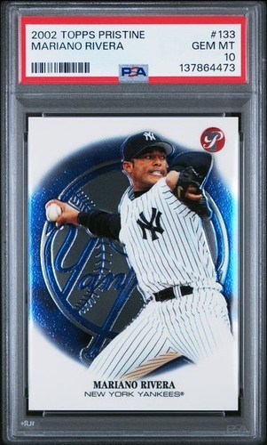 2002 Topps Pristine #133 Mariano Rivera PSA Gem Mint 10 POP 7 YANKEES HOF