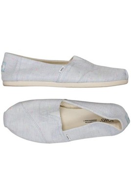 TOMS Halbschuh Damen Slipper feste Schuhe Gr. EU 38 Hellblau #qwqsr5c