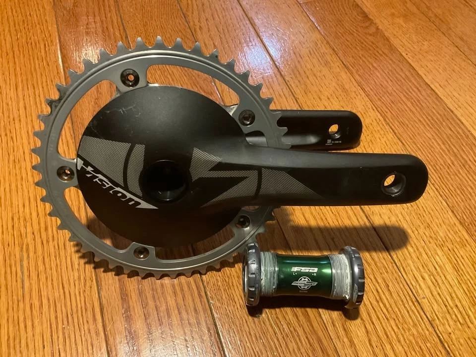 Vision Track クランクセット　BBなし VISIONのクランクそのまま使ってませんか？ | ブローチャーズ