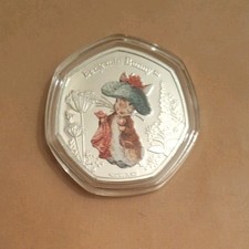 Peter Rabbit Benjamin Bunny Solomon Islands 2023 50 Cents Coin