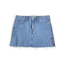 Calvin Klein Jeans Raw Hem Denim Mini Skirt Size 28