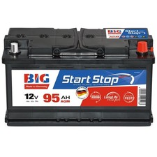 AGM Autobatterie 12V 95Ah 950A BIG Start-Stop Batterie statt 100Ah 92Ah 90Ah