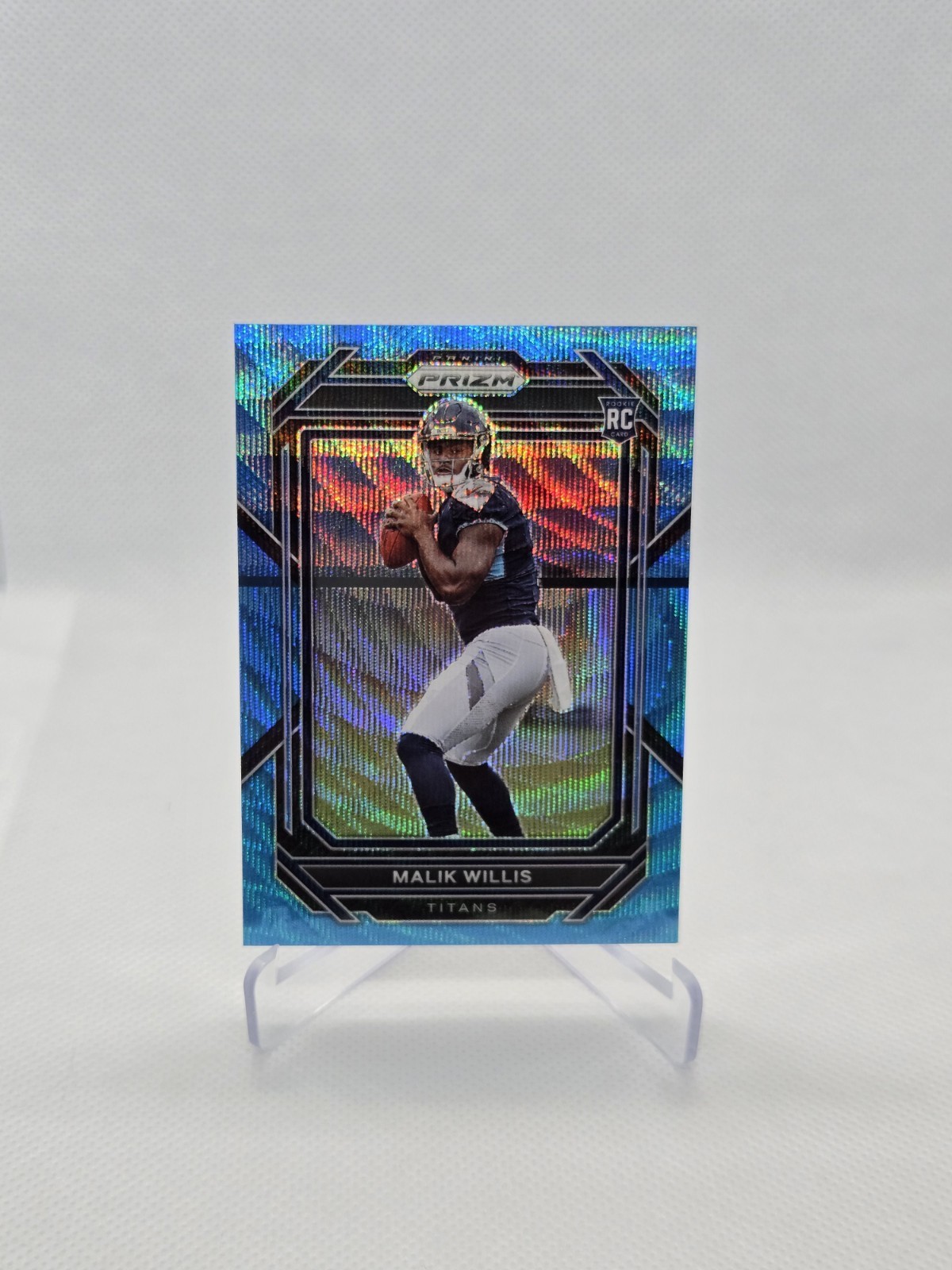 2022 Prizm Malik Willis Blue Wave /199 Rookie #303 RC - MIAMI DOLPHINS QB RC