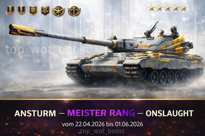 World of Tanks Onslaught 2026 / Ansturm Champion Rang / WOT / schnell und sicher