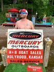 Vintage metal Mercury Boat Motor outboard Sign oil/gas 35.5 by 35.5 NICE!