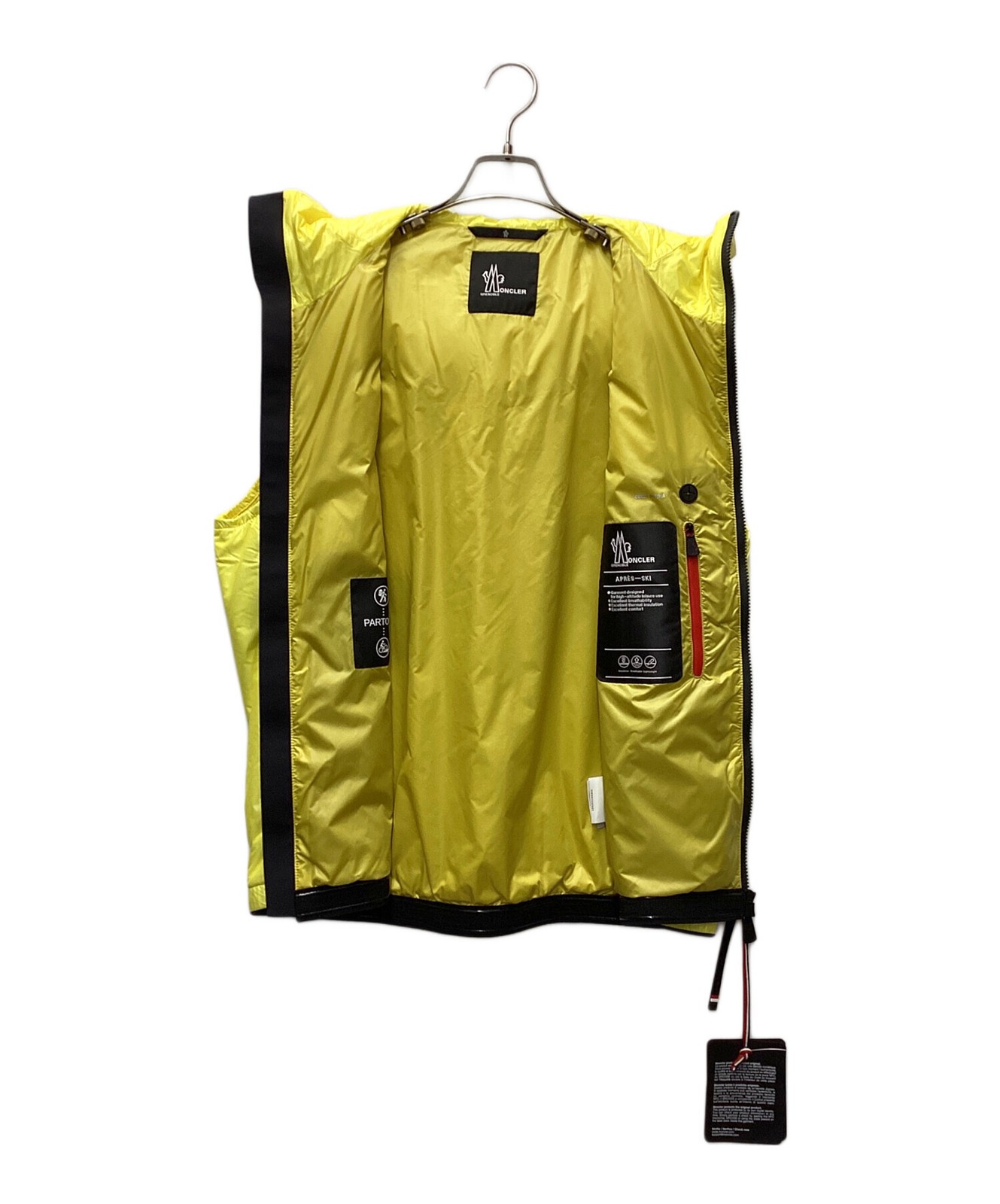 MONCLER GRENOBLE Down Vest/ Yellow/ Size 5 thumbnail 6