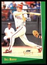 Dale Murphy 1993 Select #103 Phillies MLB READ FREE SHIPPING AutographDen