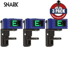 3-PACK Snark CLT-1 Crazy Little Thing Chromatic Rechargeable Clip-On Tuner