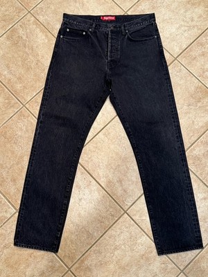 Supreme All Black Jean Shorts Size 34 Men's | eBay