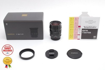 [NEUWERTIG mit Haube] Voigtländer NOKTON 17,5mm F0,95 für Olympus Micro...