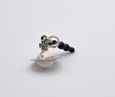 Vivienne Westwood White Orb Phone Charm