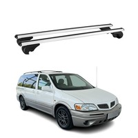 DachträGer GrundtäGer FüR Chevrolet Trans Sport 1996-2005 75Kg Alu Silber 2 Tlg