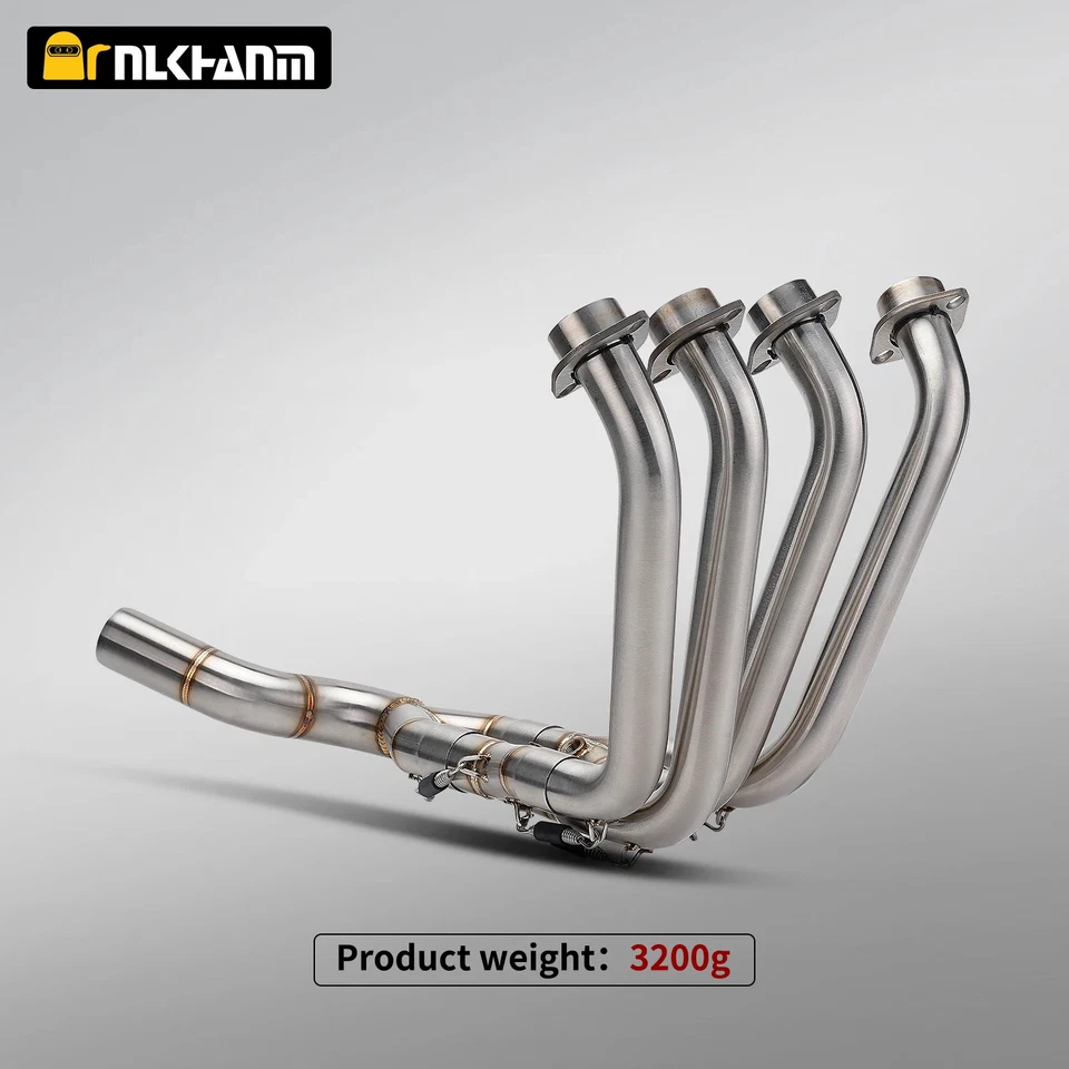 Sistema de tubos de escape de acero inoxidable para Yamaha YZF R6 YZF-R6 2017-2020 Foto 2 de 4