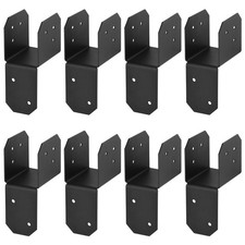 8 Pcs 2x4 Joist Anchor Connector, Post Caps Tie Bracket for Pergola, 17 Gauge