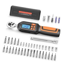Uimoso 42-piece 14 Inch Drive Digital Torque Wrench Set With 4 Units Uimoso 42-piece 14 Inch Drive Digital Torque Wrench Set With 4 Units