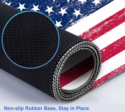 American Flag XXL Extended Mouse Pad, Laptop 35.4'' x 15.7'', 