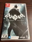 Batman Arkham Trilogy Nintendo Switch Warner Bros Asylum/City/Knight NEW SEALED